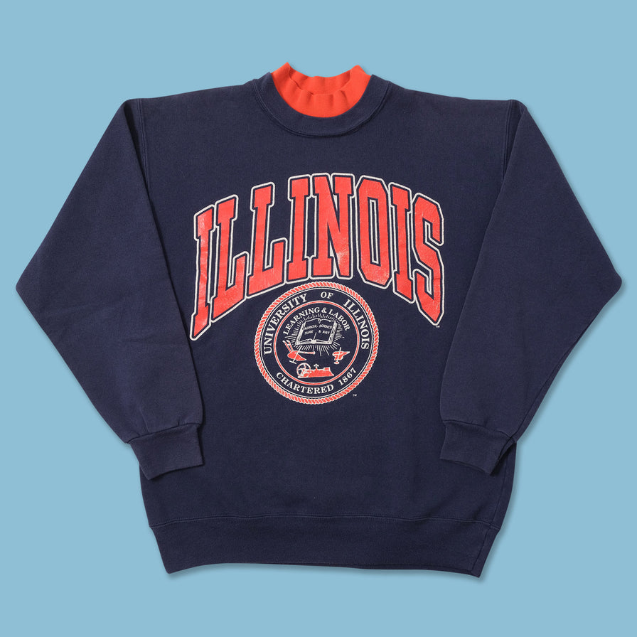 Vintage University of Illinois Sweater Medium 