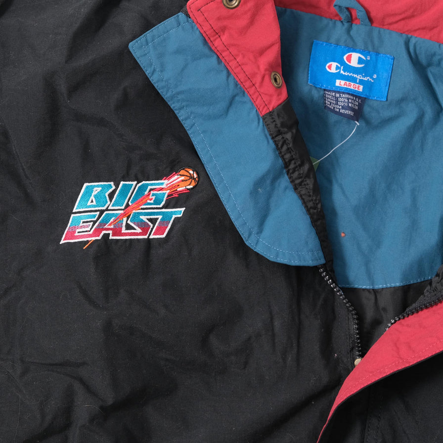 Vintage Champion Big East Basketball Light Jacket Large 