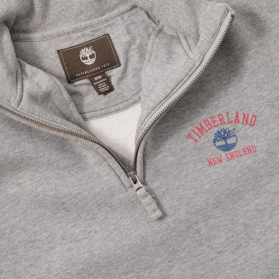 Vintage Timberland Q-Zip Sweater Medium 