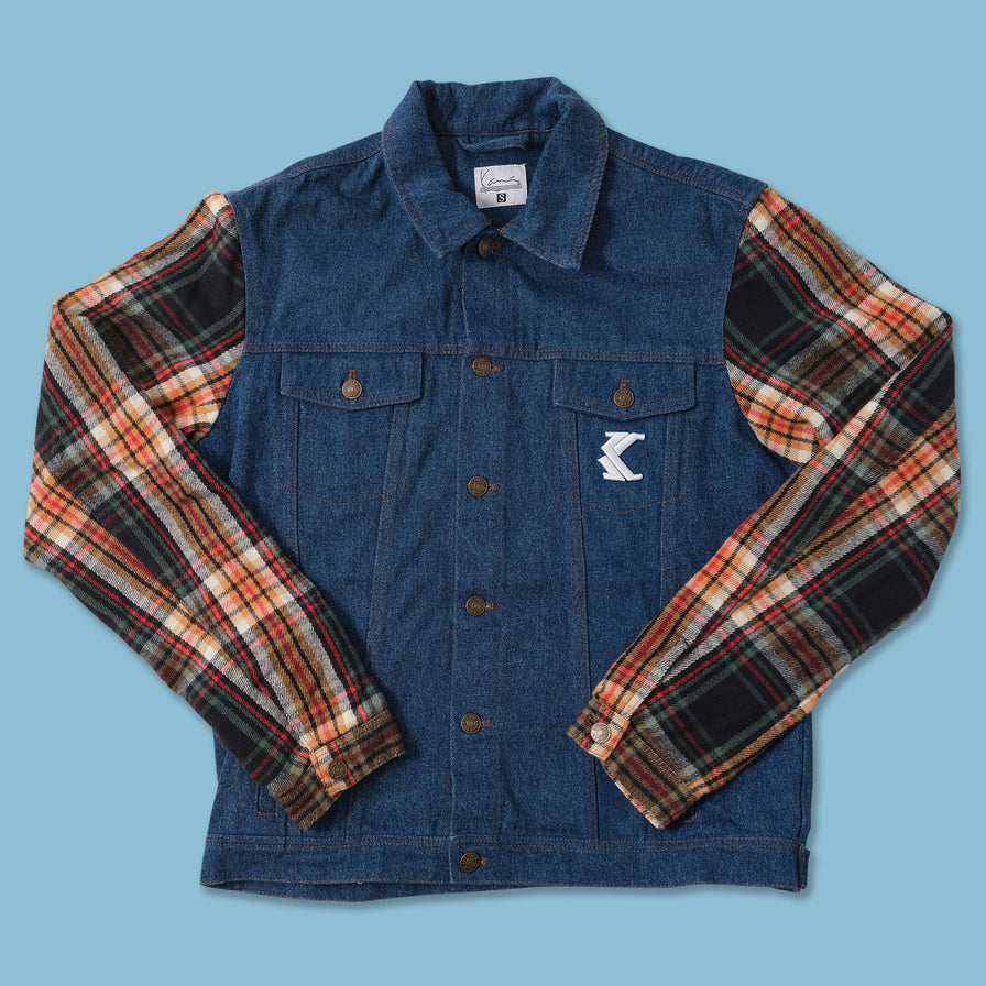 Karl Kani Denim Flanell Jacket Small 