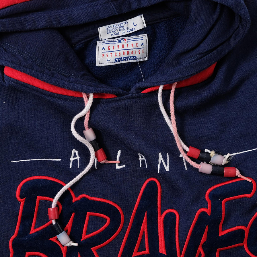 Vintage Starter Atlanta Braves Hoody Large 