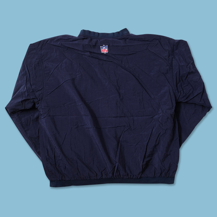 Vintage Reebok New England Patriots Windbreaker Large 