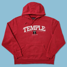 Vintage Temple University Hoody Large 