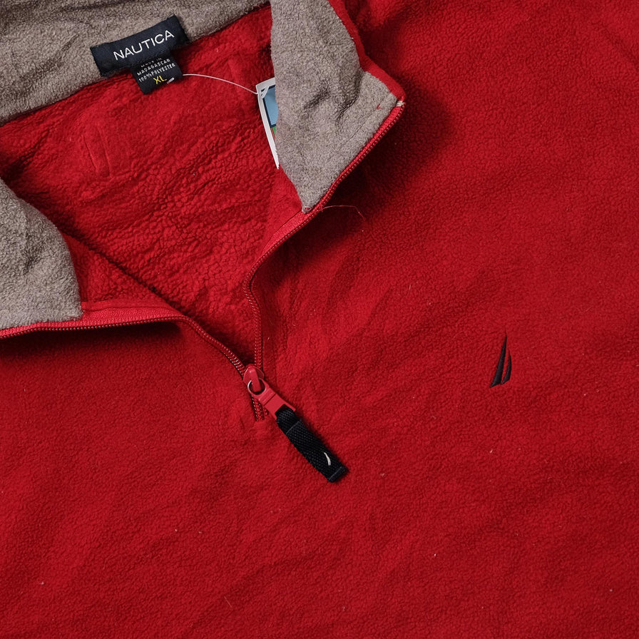 Vintage Nautica Q-Zip Fleece XLarge 