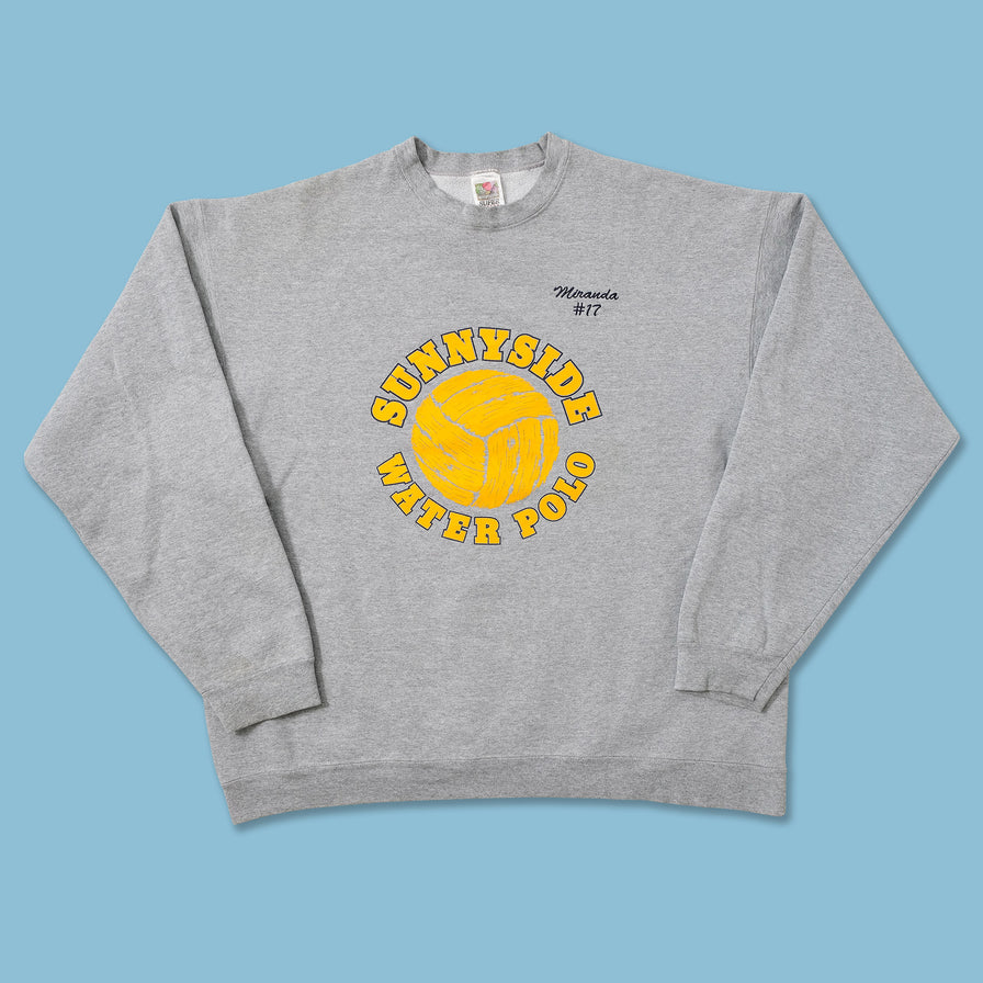 Vintage Sunny Side Water Polo Sweater XLarge 