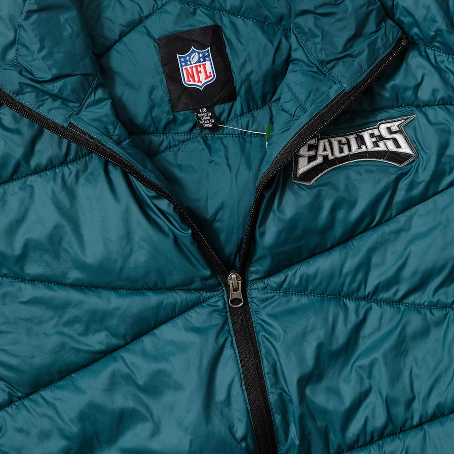 Philadelphia Eagles Light Puffer Jacket Medium 