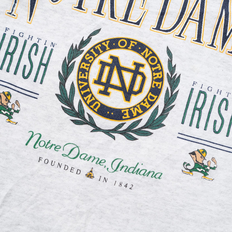 Vintage Notre Dame Sweater Small 
