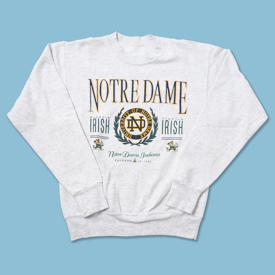 Vintage Notre Dame Sweater Small 
