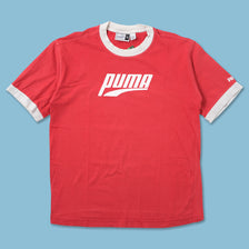Vintage Puma Ringer T-Shirt Medium 