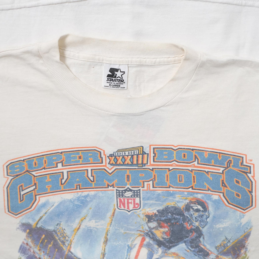 Vintage 1999 Starter Denver Broncos T-Shirt XLarge 