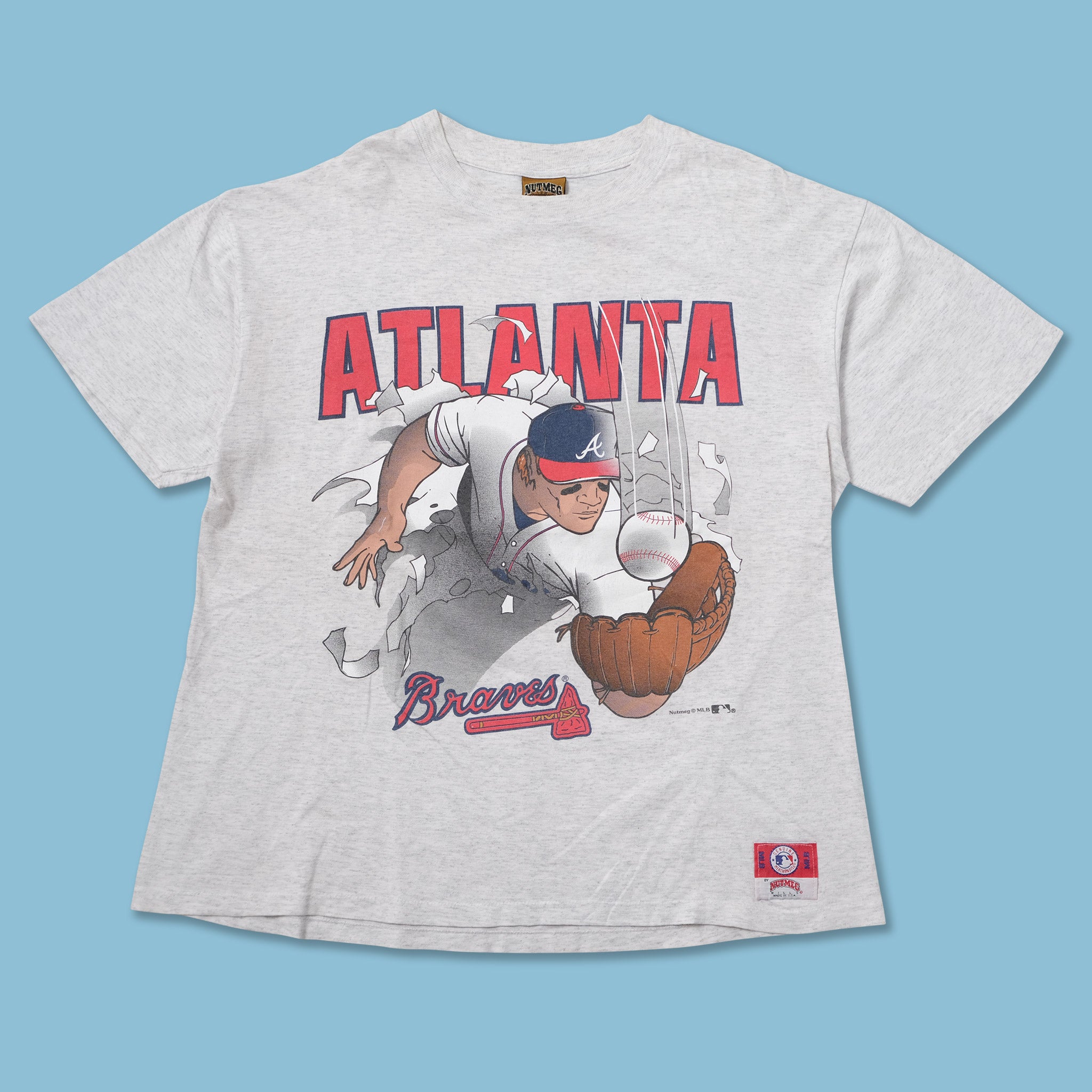 Vintage Atlanta Braves T-Shirt Baseball Est 1871 Sweatshirt Fan Tee T Shirt  Classic - TourBandTees