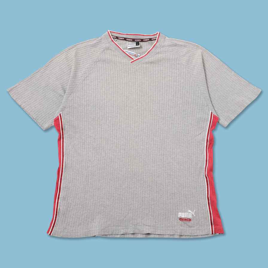 Vintage Puma V-Neck T-Shirt Large 
