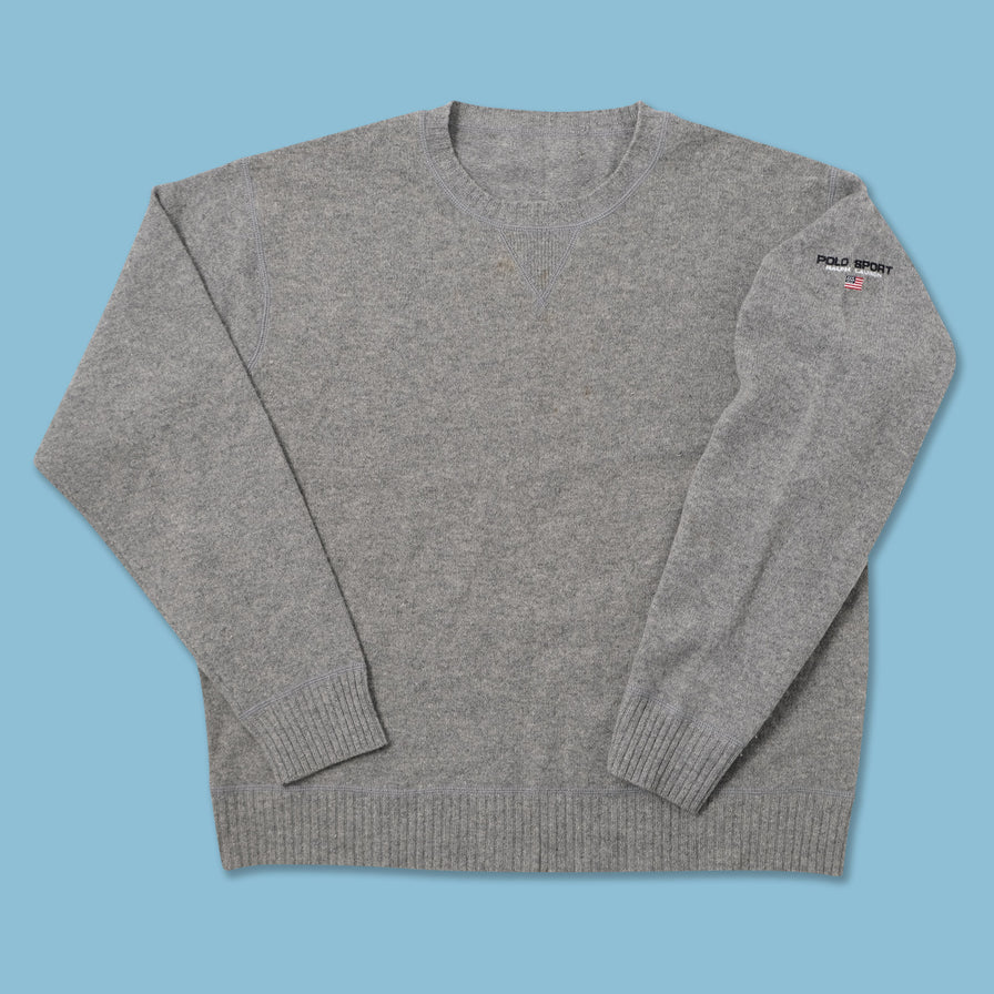 Vintage Polo Jeans Knit Sweater XLarge 