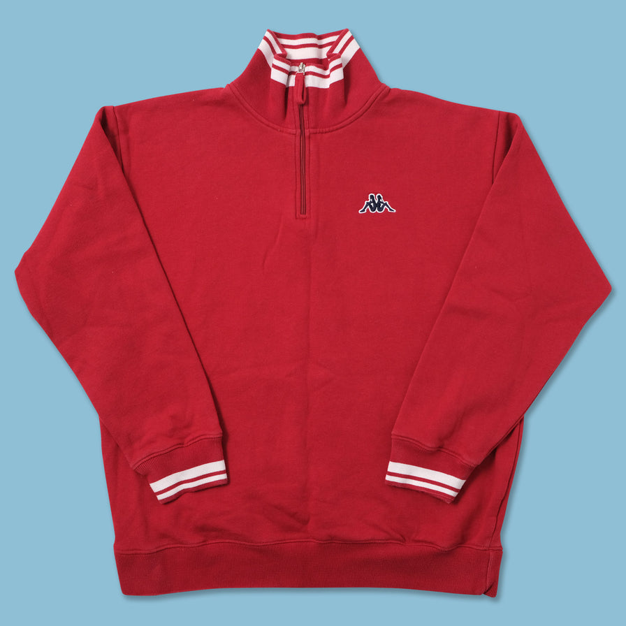 Vintage Kappa Q-Zip Sweater Large 
