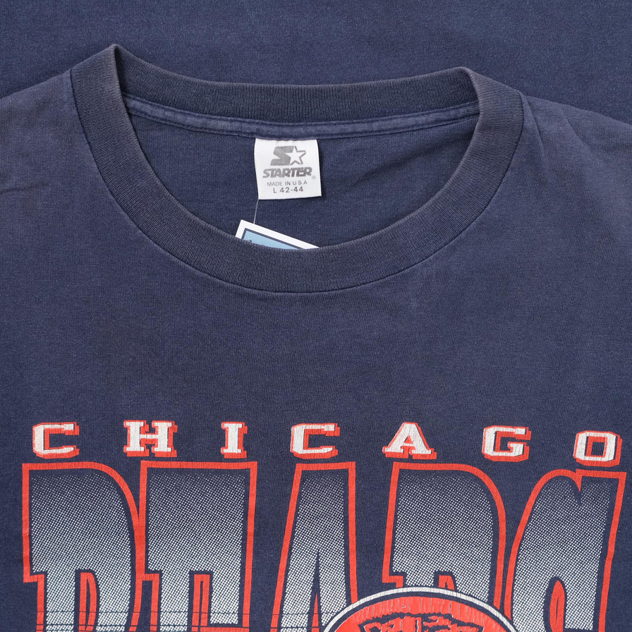 Vintage 1990 Starter Chicago Bears T-Shirt Large 