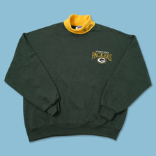 Vintage Green Bay Packers Turtleneck Sweater XLarge 