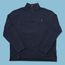 Vintage Polo Ralph Lauren Q-Zip Sweater XXLarge 