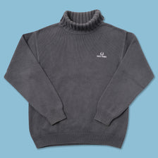 Vintage Fred Perry Turtleneck Sweater Medium 