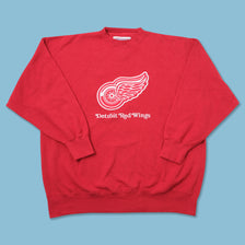 Vintage Detroit Red Wings Sweater XXLarge 