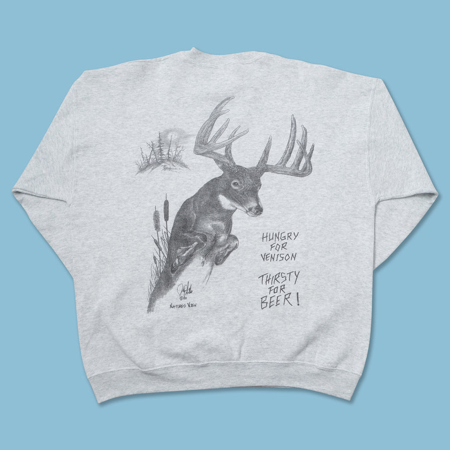 Vintage Deer Sweater XLarge 