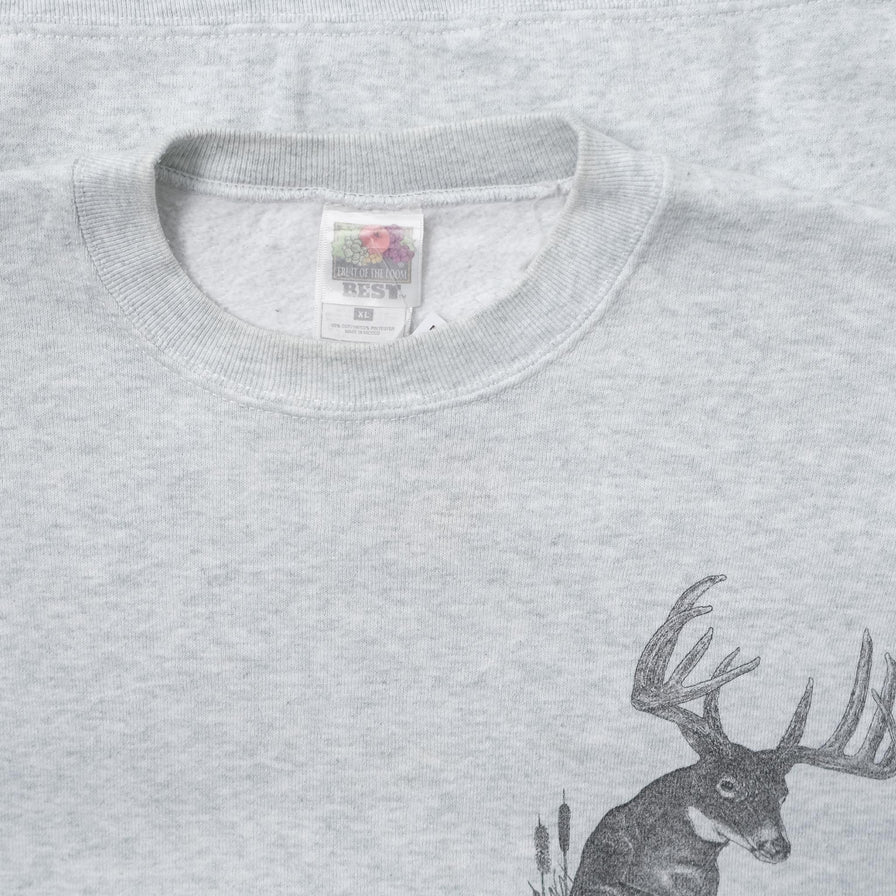 Vintage Deer Sweater XLarge 