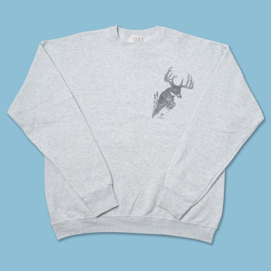Vintage Deer Sweater XLarge 