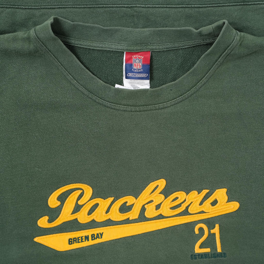 Vintage Reebok Green Bay Packers Sweater XXLarge 