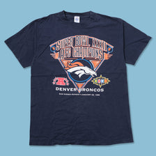 Vintage 1998 Denver Broncos T-Shirt Medium 