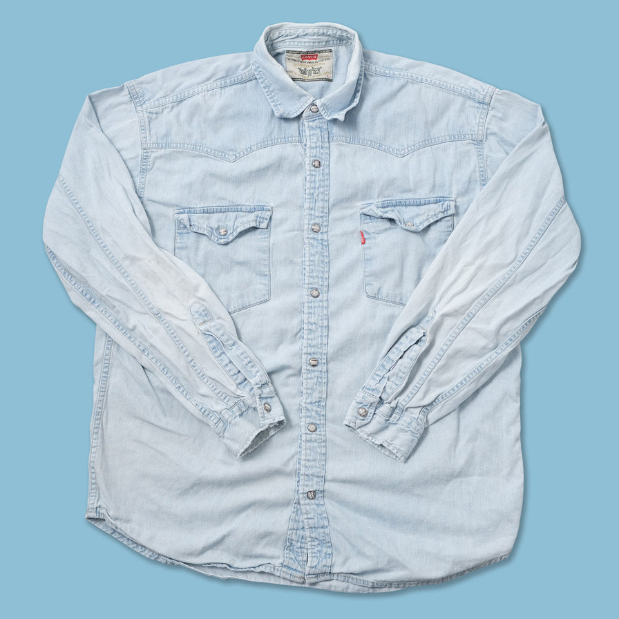 Vintage Levi's Denim Shirt Large 