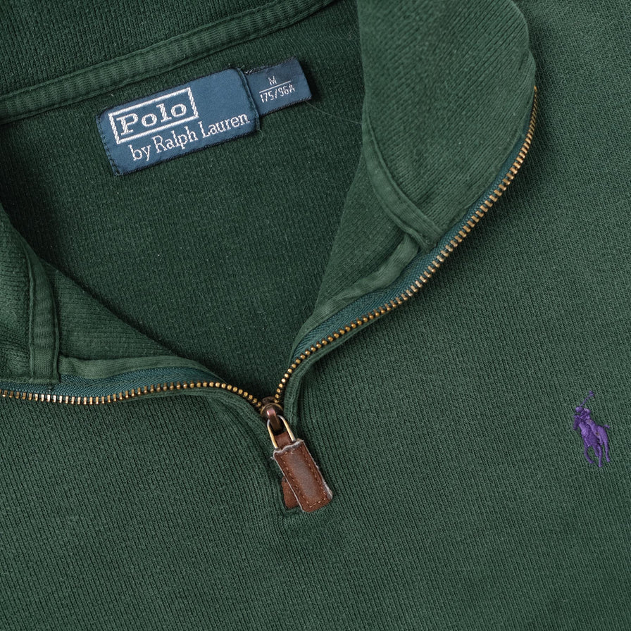 Vintage Polo Ralph Lauren Q-Zip Sweater Small 