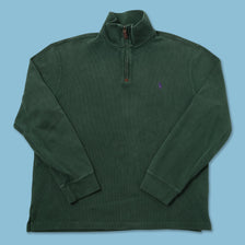 Vintage Polo Ralph Lauren Q-Zip Sweater Small 