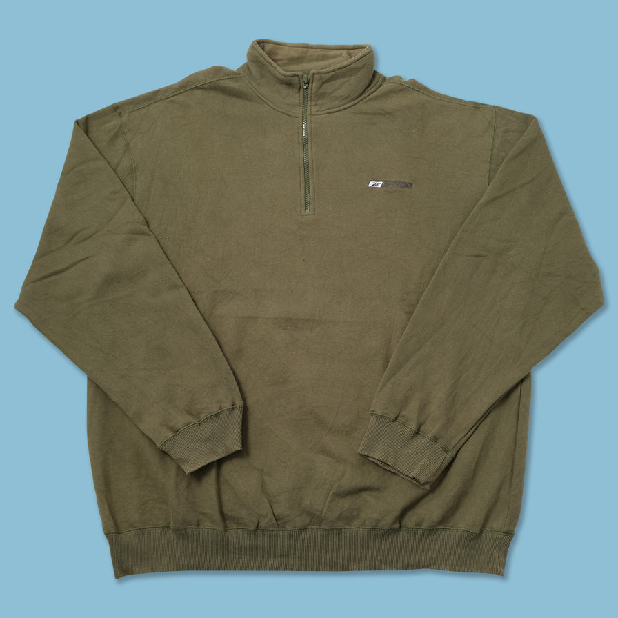 Vintage Reebok Q-Zip Sweater XXLarge 