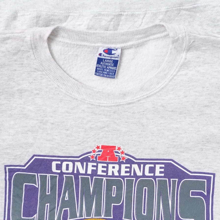 Vintage Champion Ravens Sweater Large 