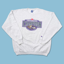 Vintage Champion Ravens Sweater Large 