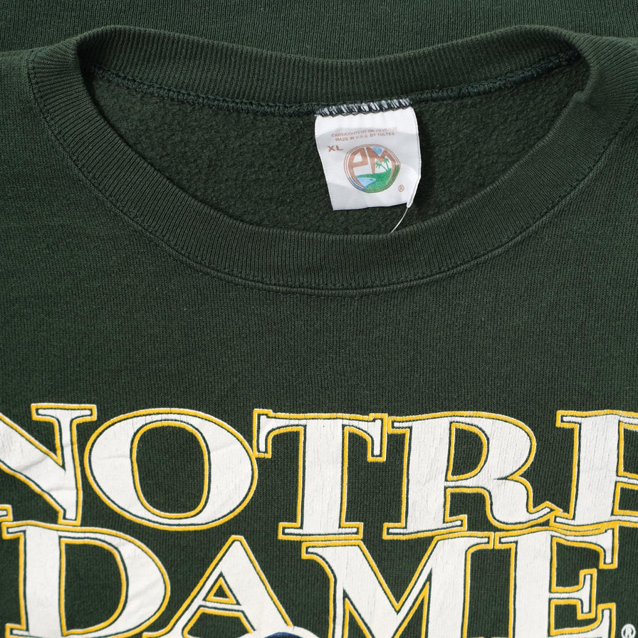 Vintage Notre Dame Sweater Large 