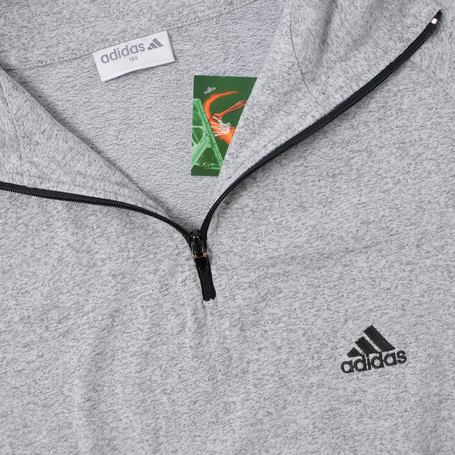 Vintage adidas Q-Zip Sweater Large 