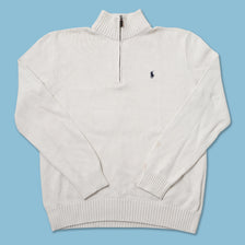 Vintage Polo Ralph Lauren Q-Zip Sweater Small 