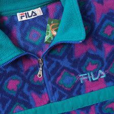 Vintage Fila Magic Line Q-Zip Fleece XLarge