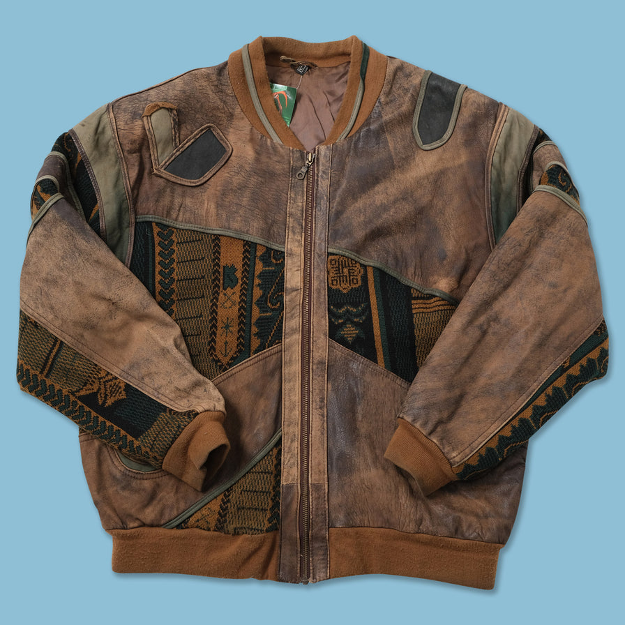 Vintage Leather Jacket Large 