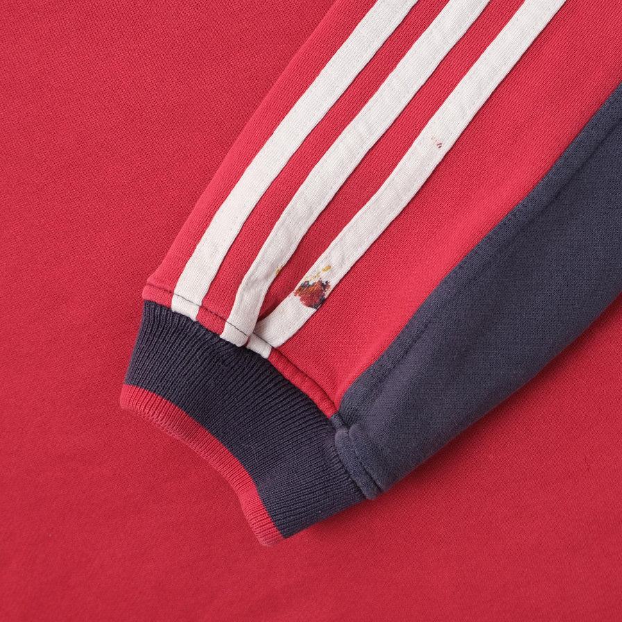 Vintage adidas V-Neck Sweater Large 