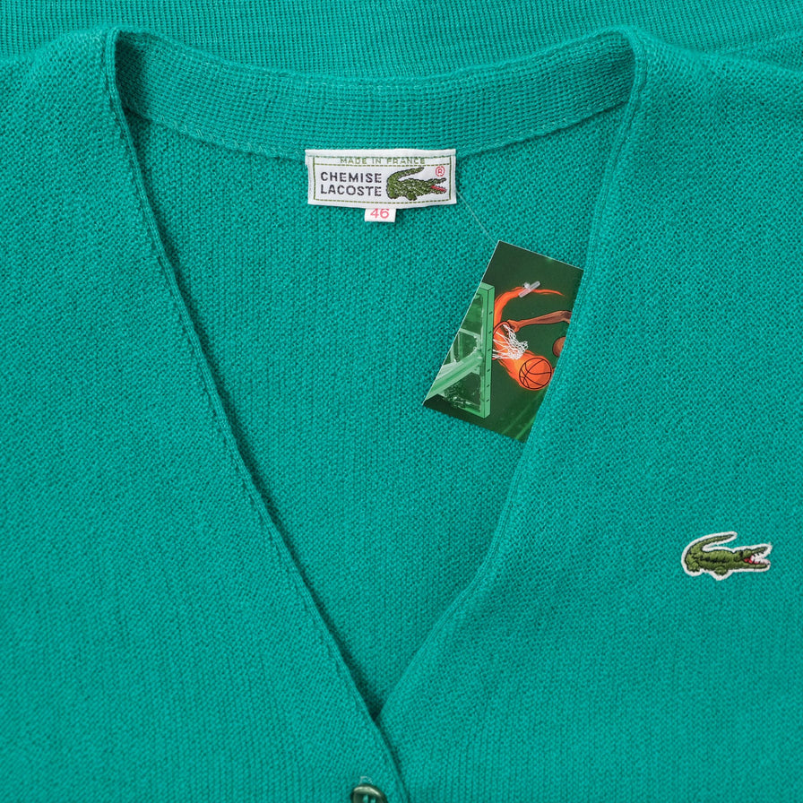 Vintage Lacoste Cardigan Large 