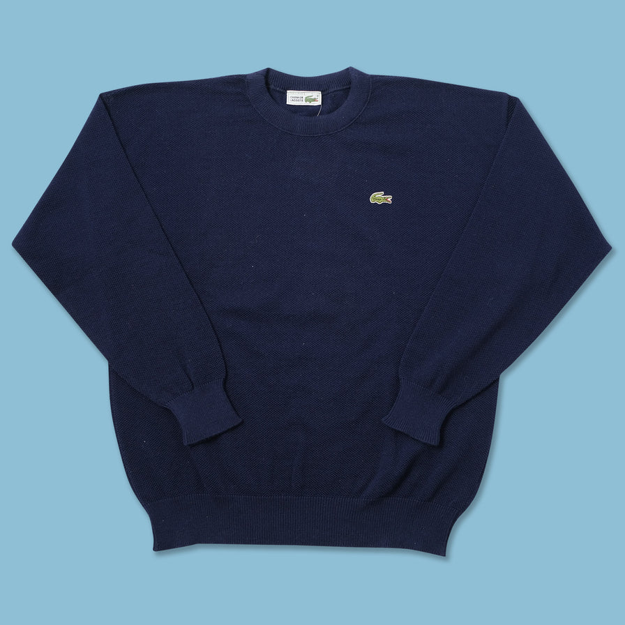Vintage Lacoste Knit Sweater Medium 