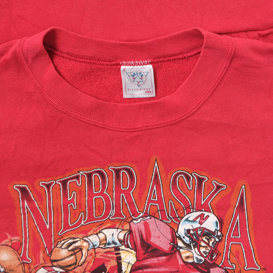 Vintage 1995 Nebraska Huskers Sweater Medium 