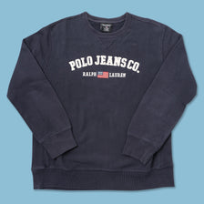 Vintage Polo Jeans Sweater Medium 