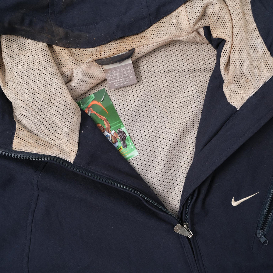Vintage Nike Hooded Track Jacket Large 