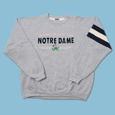 Vintage Notre Dame Sweater XLarge 