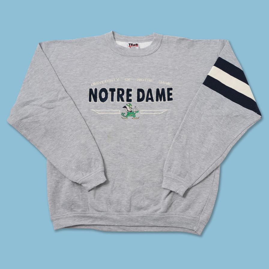 Vintage Notre Dame Sweater XLarge 