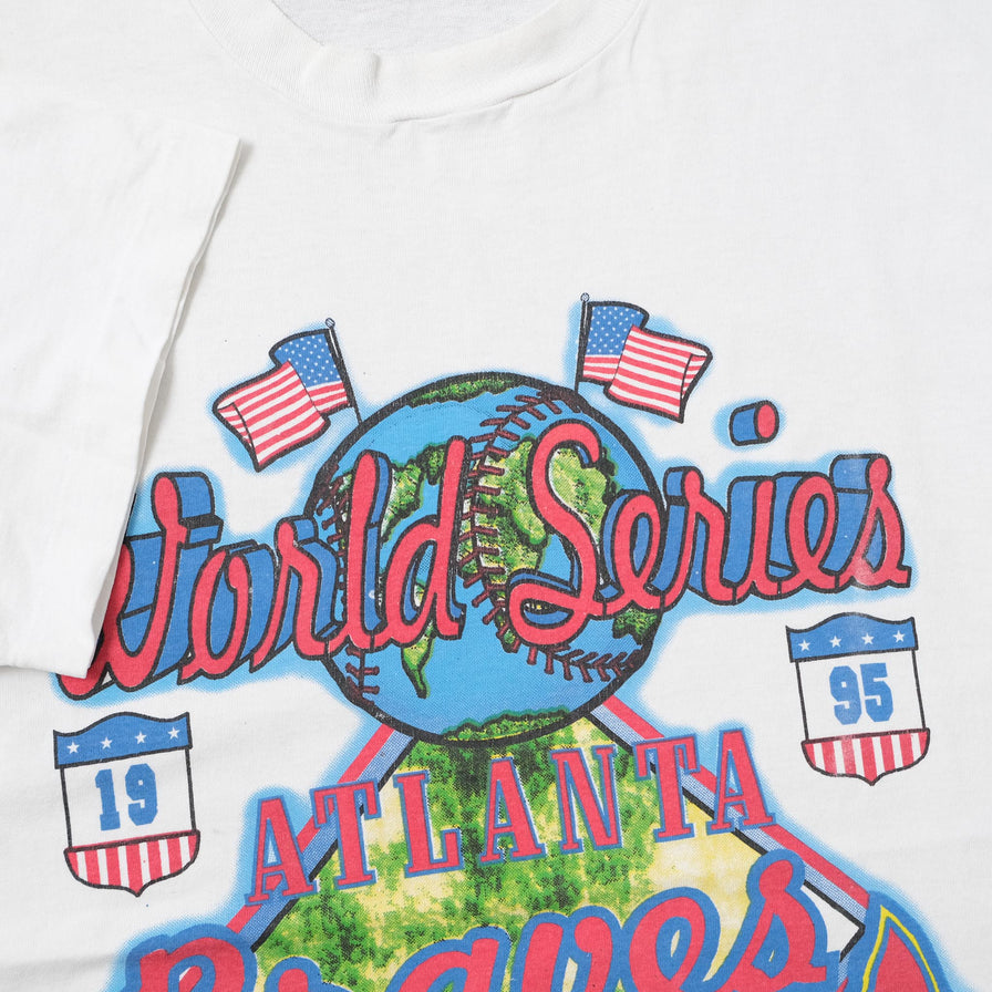Vintage 1995 Atlanta Braves T-Shirt XLarge 