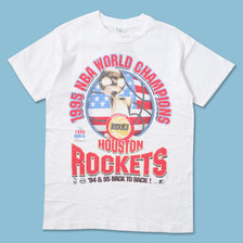 Vintage 1995 Houston Rockets NBA Champions T-Shirt Small 