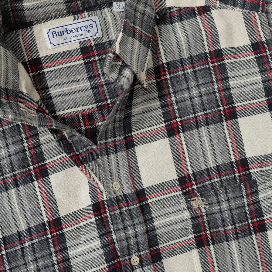 Vintage Burberry Flannell Shirt Medium 